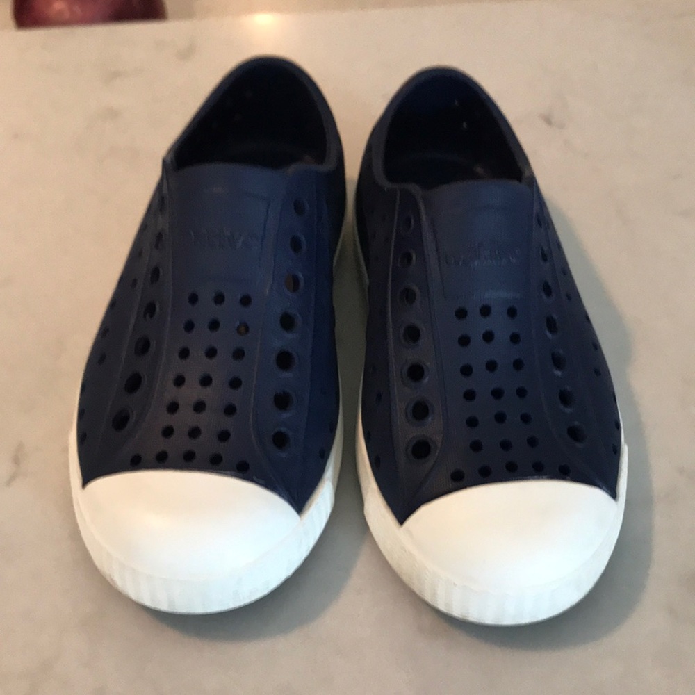 Navy native shoes